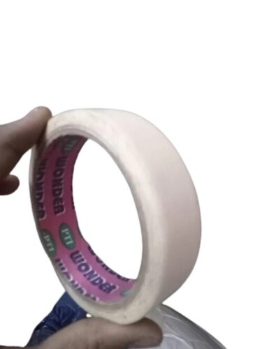 Masking Paper Tape - Paper Material, Single Sided Adhesive | Plain Design, Tested on Quality Parameters, Timely Delivery