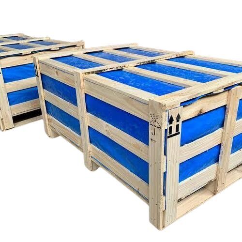 Shipping Wooden Pallet Box - Color: Brown