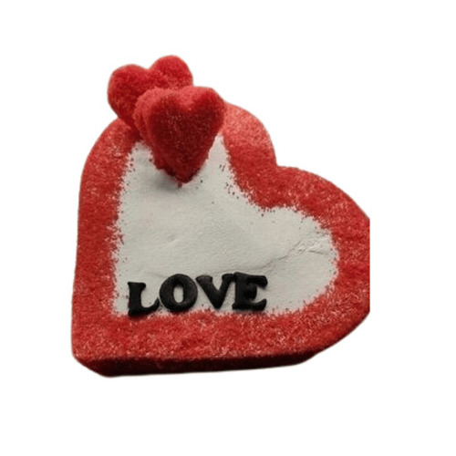 Strawberry Birthday Cakes - 100% Pure Eggless Pasty, Heart-Shaped Sweet Treat | Vegan-Friendly, Chemicals Free, Hygienically Packed