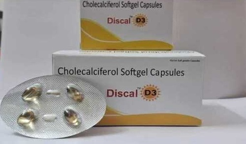 Vitamin D3 Cholecalciferol Softgel Capsules - Medicine Grade, Prescription Required | Suitable for All, Drug Solutions, Recommended Dosage Guidelines, Storage Instructions Included