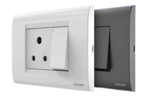 Anchor Electrical Switches - Polycarbonate, 6 Ampere | Fine Finishing, Durable, Ip45 Protection, White & Black Color