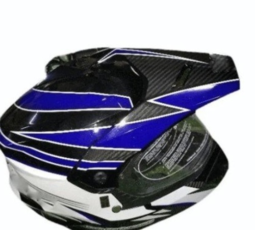 Motorbike Helmet - Color: Multi Color