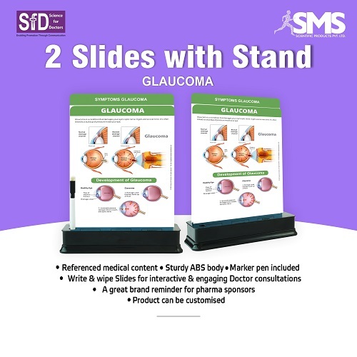 2 Slides With Stand - Glaucoma