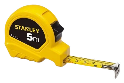 Measuring Tapes - Metal, 5 Meter, Yellow | 100% Accuracy, Durable, Fine Finished