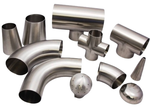 Stainless Steel Fittings - Stainless Steel, Round & Oval Shape, Polished Surface, Silver Color | Durable, Butt Fusion Connection, Very Good Finishing