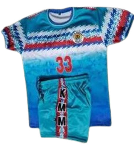 Sports T Shirts - Nylon Blend Sizes S-XL Blue Color | Lightweight Breathable Designed for Boys' Summer Running