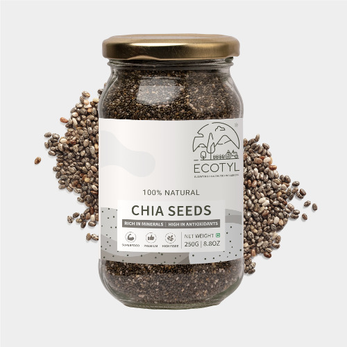 100% Natural Chia Seeds - Shelf Life: 12 Months