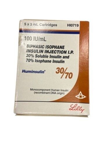 Biphasic Isophane Insulin Injection - Drug Type: Drug Solutions