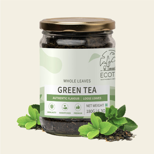 Handpicked Green Tea Leaves - Aroma: ]