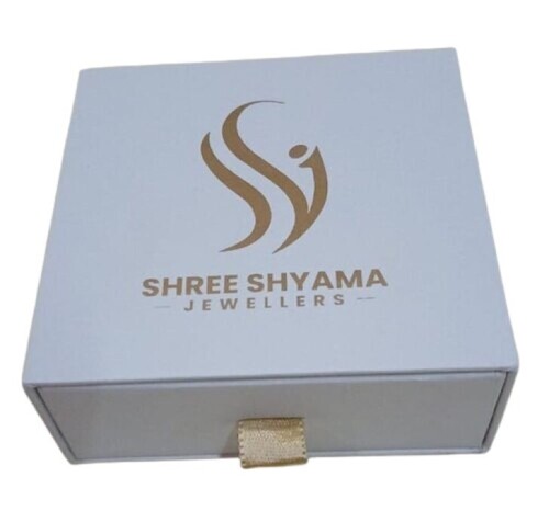 Cardboard Jewellery Box - Color: White