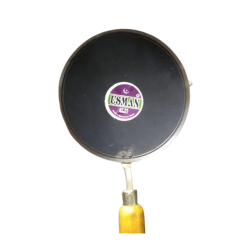 Chapati Tawa - Cast Iron, Standard Size, Round Shape, Lightweight, Corrosion and Rust Resistant, Easy to Use, Portable, Black Color
