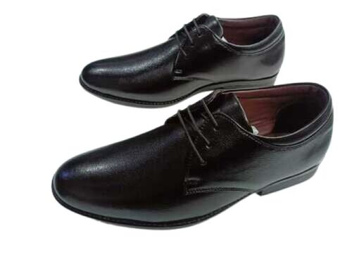 Leather Formal Shoes - Color: Black