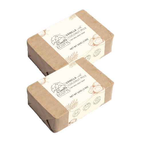 100% Natural Coconut Milk & Vanilla Soap - Feature: ]