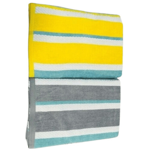 Cotton Bath Towel - 100% Cotton, Rectangle Shape | Quick Dry, Soft Touch, Fade Resistant, Customized Colors