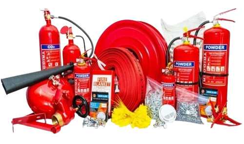 Fire Safety Equipment  - Color: Red