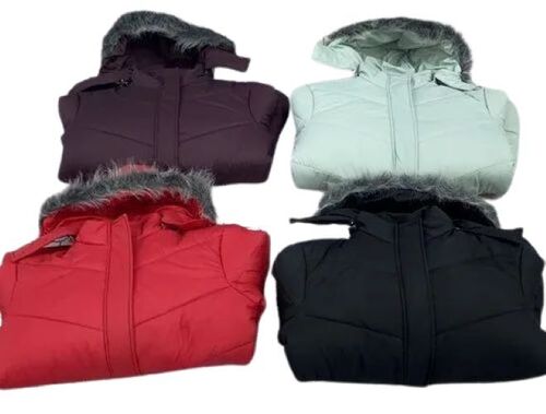Girls Fancy Jacket - Lightweight NS HD Material, Customized Size, Elegant Plain Patterns, Full Sleeves, Very Warm, Zipper Closure , Easy to Wash, Plus Size Option