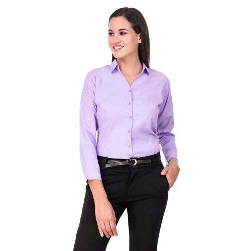 Ladies Formal Shirt - Collar Style: Button Down