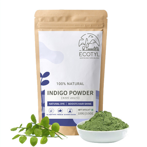 Natural Hair Dye Indigo Powder - Application: ]