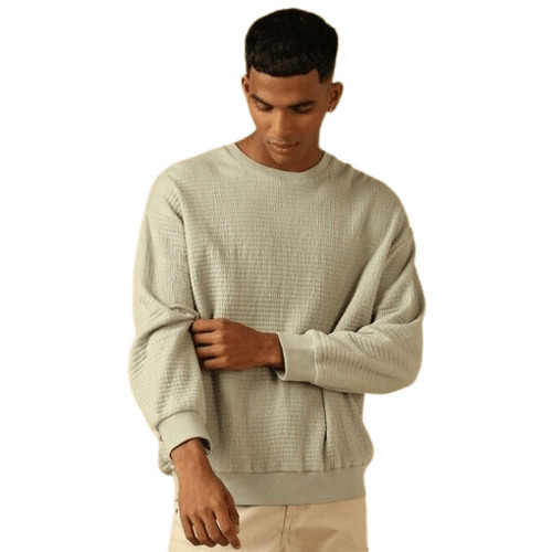 Sweatshirts - Extremely Warm Regular Fit, Anti-Wrinkle Quick Dry Breathable Fabric, Modern Style with Long Sleeves, Customized Size in Plain White