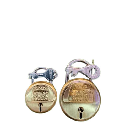 Golden Safety Padlock - Color: Gold Silver