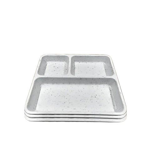 Melamine Ceramic Dosa Plate - Lightweight Build White Color | Durable Heat Resistant Scratch Resistant Elegant Design Food Grade Quality