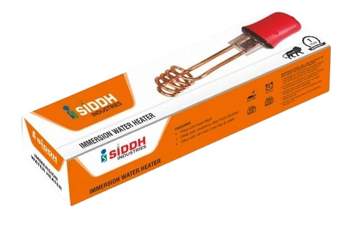 Water Heater Packaging Box - Rectangular Corrugated Paper, Spot UV Printing, Gloss Varnish Surface, Biodegradable | 2-5 Kg Capacity, Multi Color