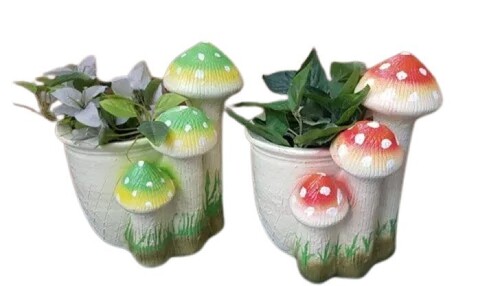 Decorative Planters - Crack Resistant Material, Glossy White Finish , Lightweight & Quality Tested for Enhanced Planting Experience