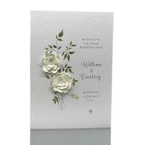 Wedding Cards - Paper, Standard Size, Multicolor | Rectangular, Lightweight, Eco-friendly, Biodegradable, Folded Style, Love Theme
