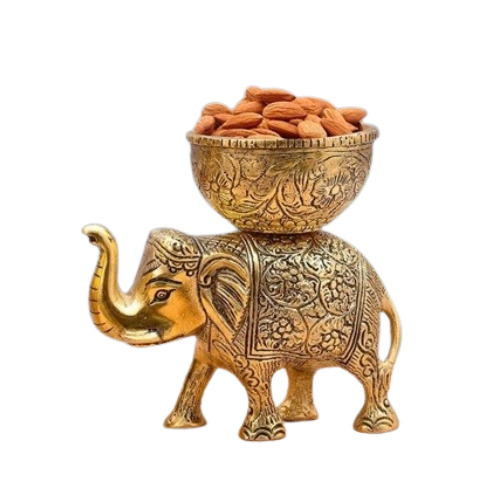 Brass Elephant Statue