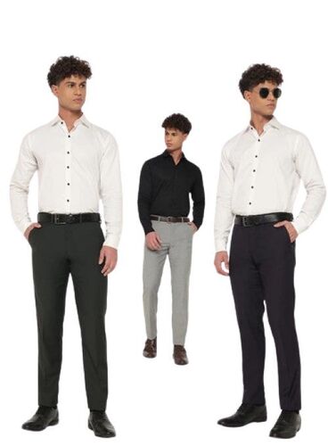 Mens Black Trousers  - Color: .