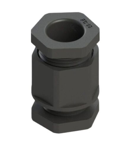 Nylon Straight Cable Glands - Aluminum Conductor, Rubber Insulation, Black Connector | High Tensile Strength, Easy Installation, UV & Weather Resistant, Impact Resistant