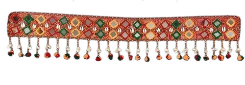 Toran - Hand Made Traditional Toran, 3ft. Multi Color Design for Outdoor Use | Classic Handicraft Style