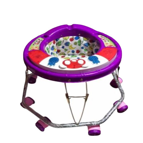 Baby Fancy Walker - Plastic Material, Standard Size, Purple Color | Suitable for Babies Aged 6-24 Months, Designed for Enhanced Mobility