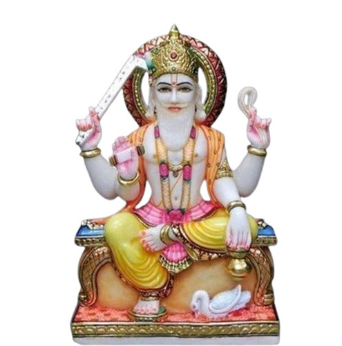 Vishwakarma Bhagwan Marble Statue