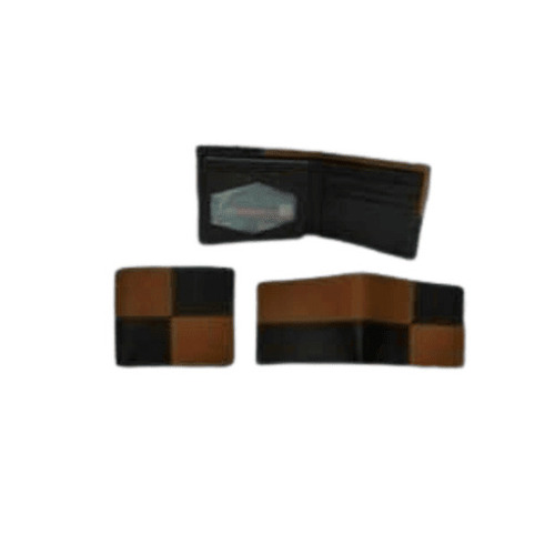 Designer Leather Wallet - Color: Double Colour