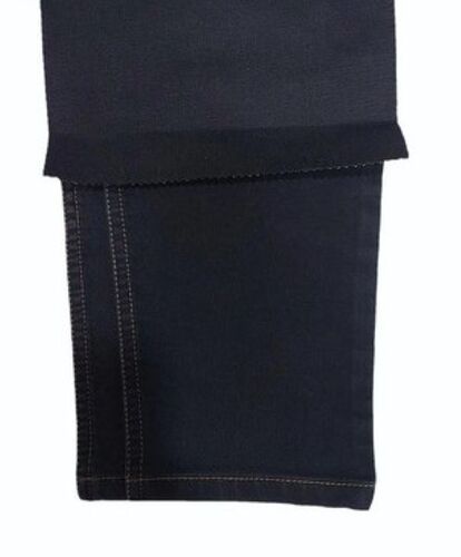 Knitted Denim Black Fabric - Fabric Type: Na