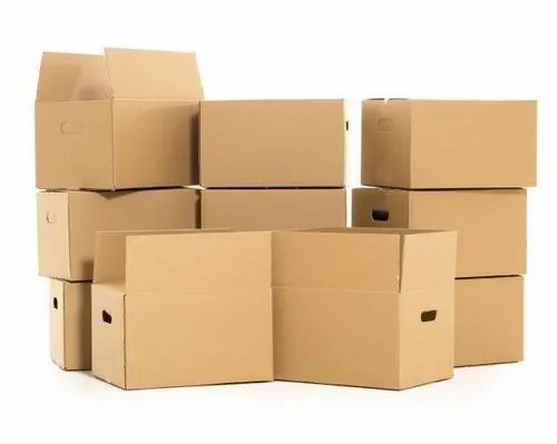 7 Ply Corrugated Box - Triple Wall Design, Brown Matte Finish | Biodegradable, Moisture Proof, Suitable for Apparel, Electronics, Food, Home Appliances