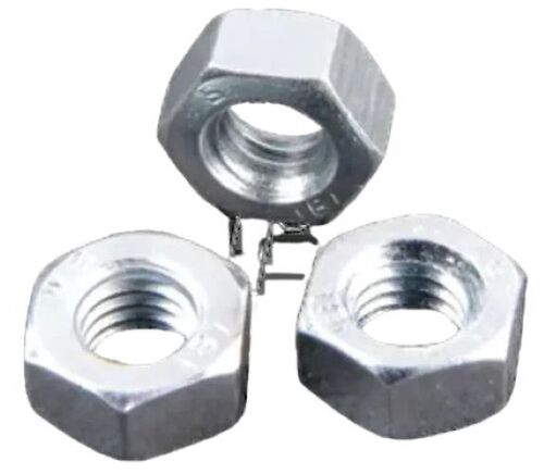 Aluminum Nuts - Precision Hex Design, Corrosion Resistant, Rust Proof, Weather Resistant, Non-Magnetic, Easy Installation, Customizable Sizes, Premium Silver Polish