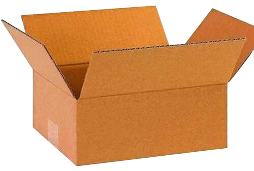 Brown Color Cardboard Box - Finish: Yes