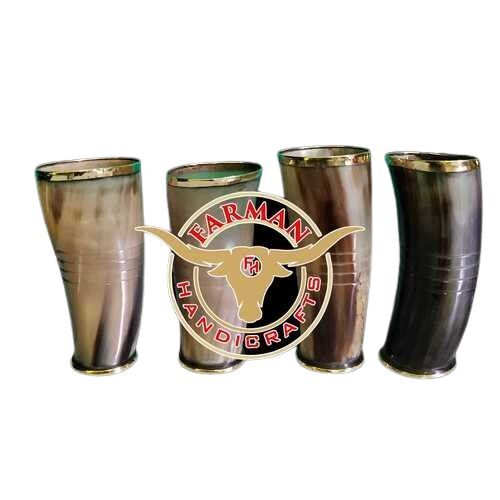 Eco Friendly Drinking Horn - Color: Broune