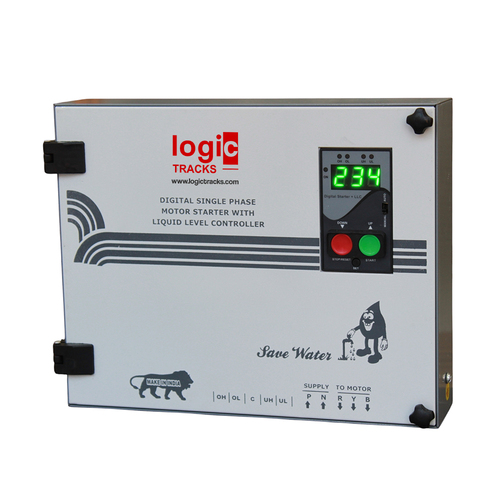 Single Phase Borewell Panel - 230V 2.5HP Max Float/Press Sensor | Metal Base 20 Amp Output Powder Coated Finish 1-Year Warranty