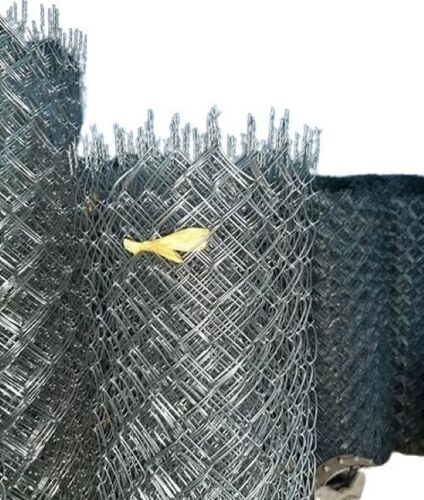 Twisted Chain Link Fencing - Stainless Steel, Grey | High Tensile Strength, Weatherproof Build, Customizable Heights, Flexible Structure, Easy Installation, Rustproof Coating, Long Lifespan, Secure Enclosure, Low Maintenance