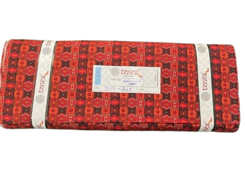 Red Dhaka Print Fabric - Color: All Color