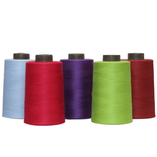 Sewing Thread - High Resistance Polyester, Tear Grade A, Glossy Finish, Semi Dull Luster, Available in Various Colors, Premium Quality, Machine Made