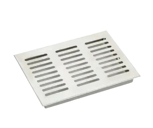 Ss Kitchen Jali - Stainless Steel 253 Kitchen Zari, 6x6 Inch, Silver Color, Durable and Foldable Design with Fine Finish