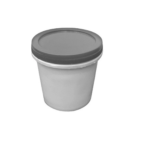 Empty 100Gm Grease Container - Color: Grey