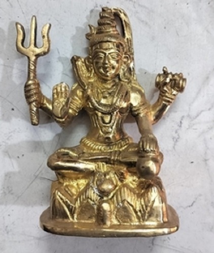 Brass Shiva Statue - Feature: Light Weight