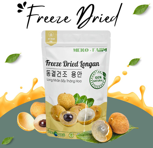 Freeze Dried Longan Meko-Farm - Color: White