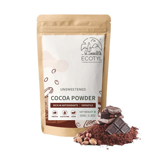 Natural Unsweetened Cocoa Powder 150Gm - Physical Form: ]