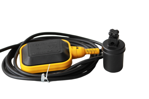 Float Switches - Plastic Material, 3m & 5m Wire Length, 10(8a) 250v ~ 10(4a) 380v Rated Current, Black Color | Operating Temperature 0~75, High Electrical Life